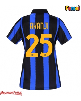 Inter Milan Manuel Akanji #25 Tricou Fotbal Replică 2026-27 Femei Acasa Inter Milan Manuel Akanji #25 Tricou Fotbal Replică 2026-27 Femei Acasa